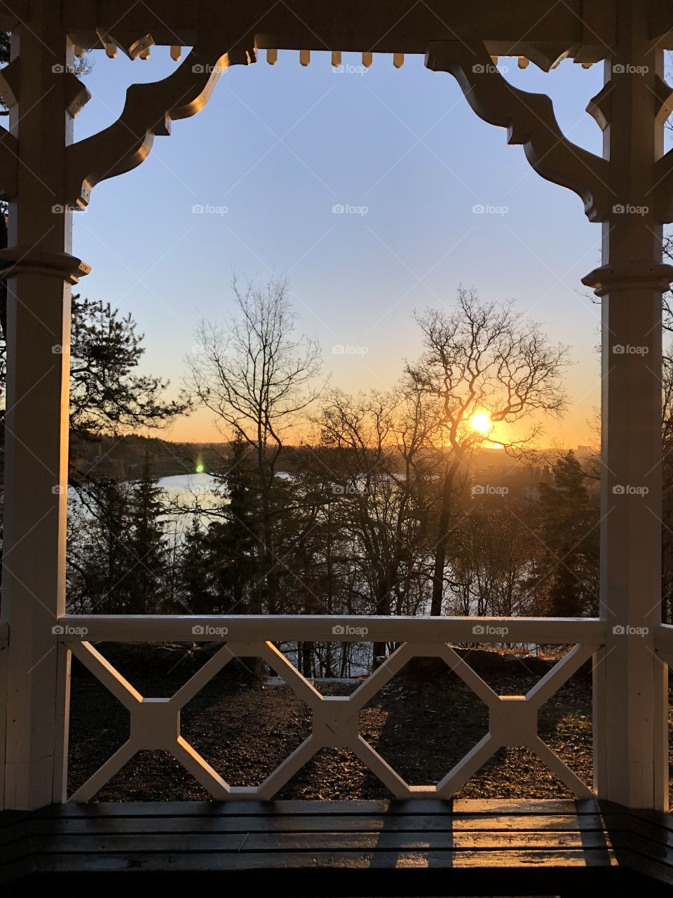 It was a really chilly and a beautiful morning