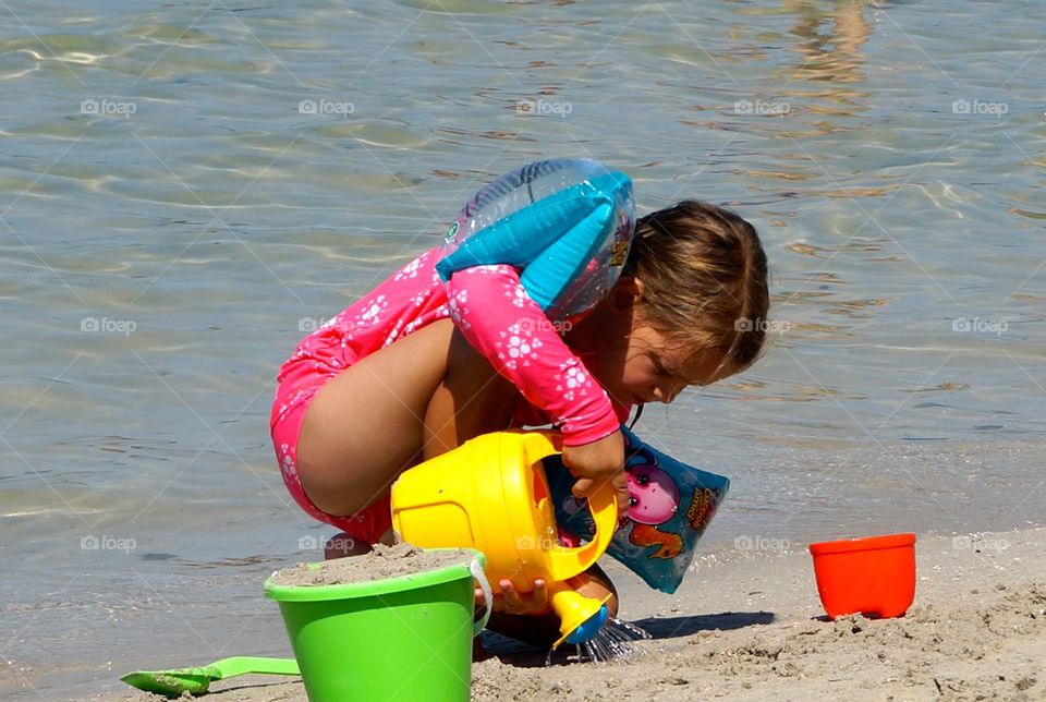 Enjoying the Beach play