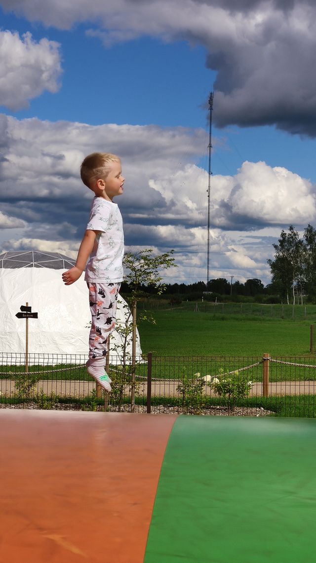 jumping kid