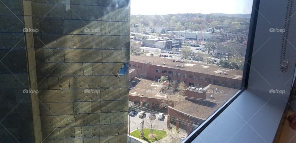 Overlooking Nashville from Vanderbilt's Children's Hospital