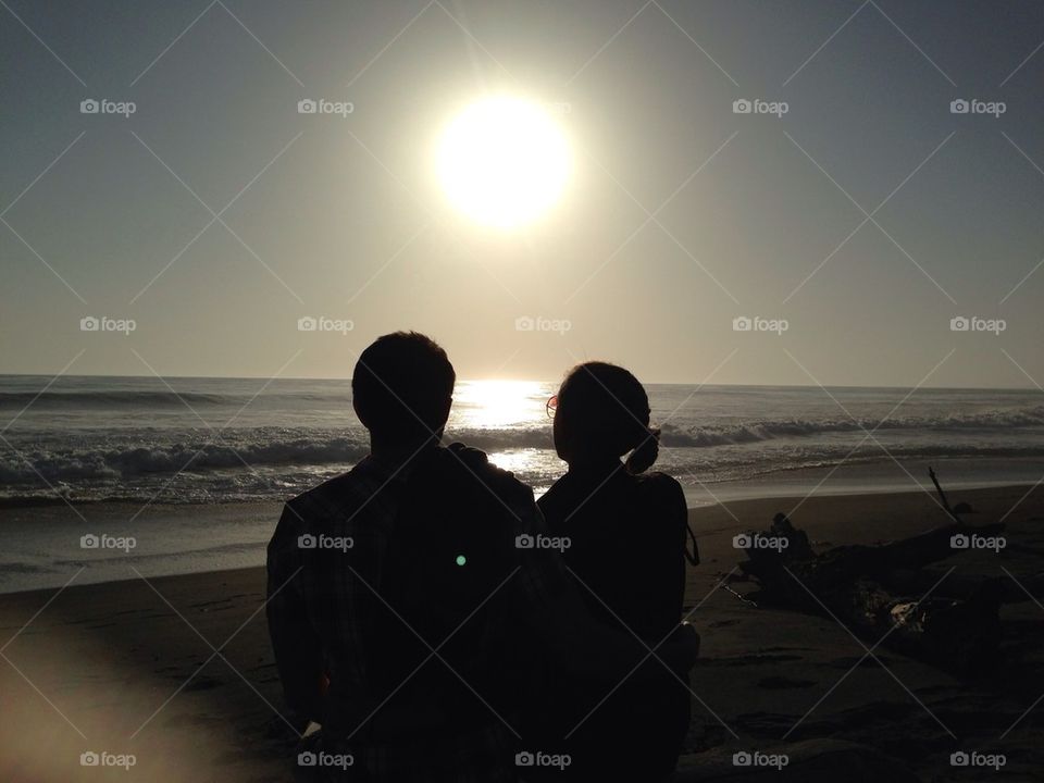 Sunset couple