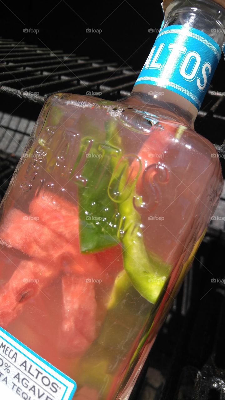 Infused Tequila - Watermelon and Jalapeno