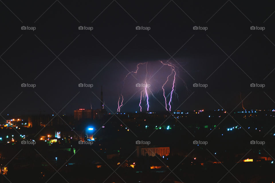 Beautiful lightning 