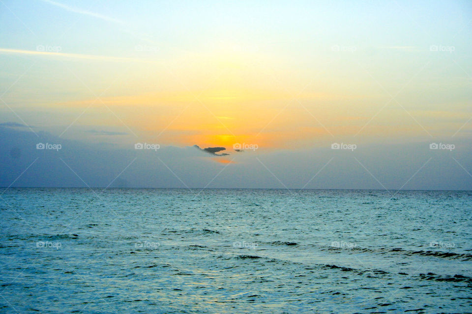 Sunset at Cayo Largo.