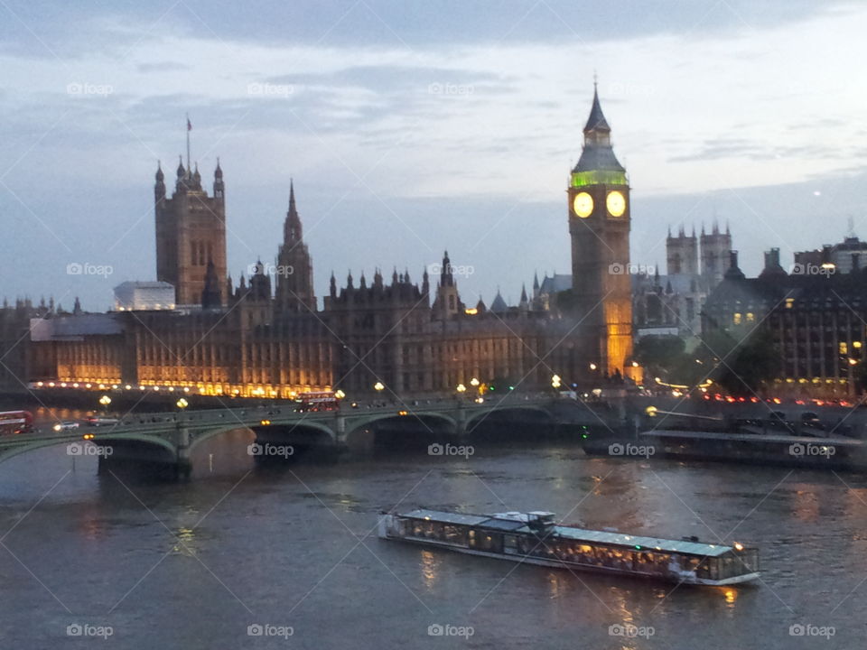Big Ben from Eye view 