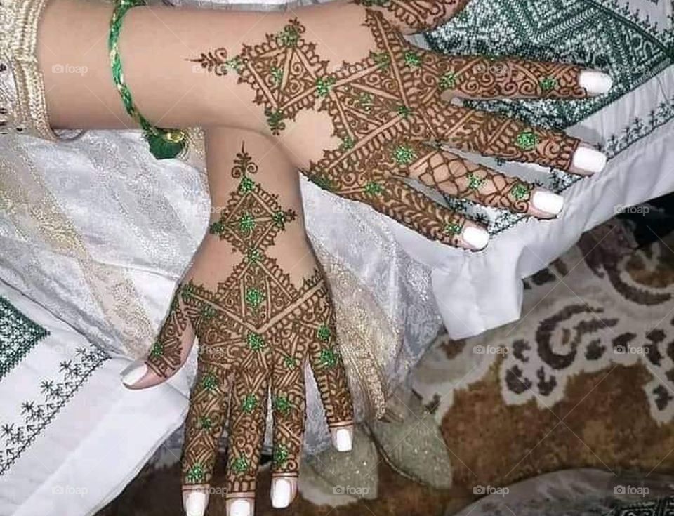 Moroccan henna