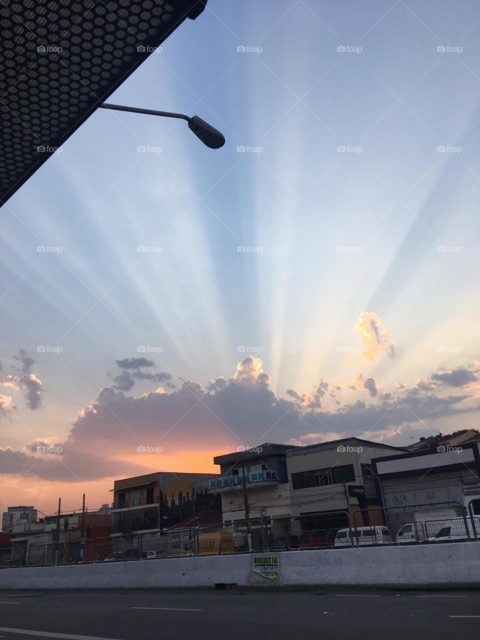 Entardecer, pôr do sol