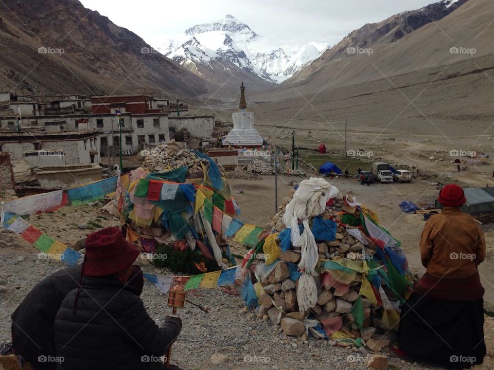 The road to the Mt. Everest Base Camp