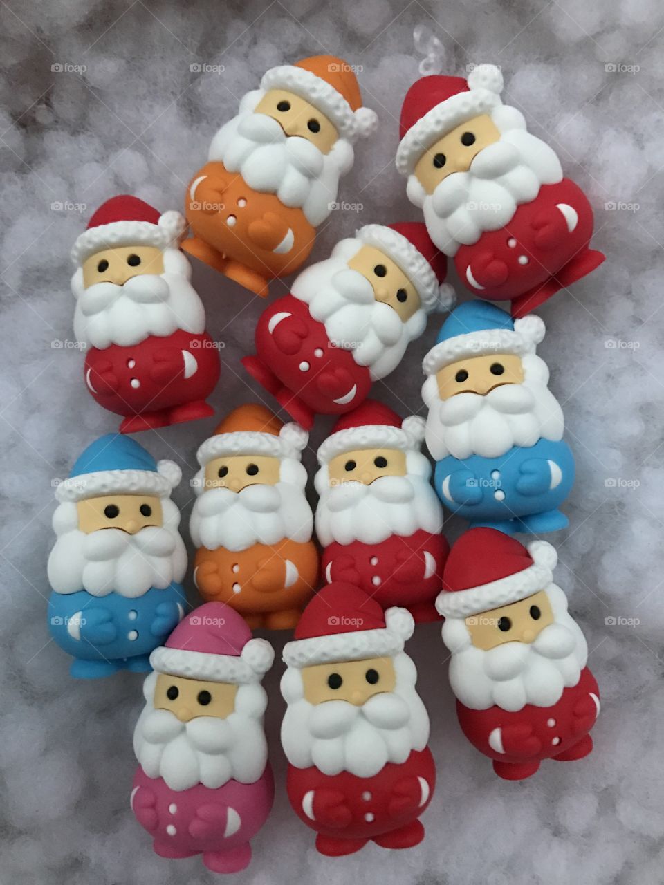 Many Santa Clauses 