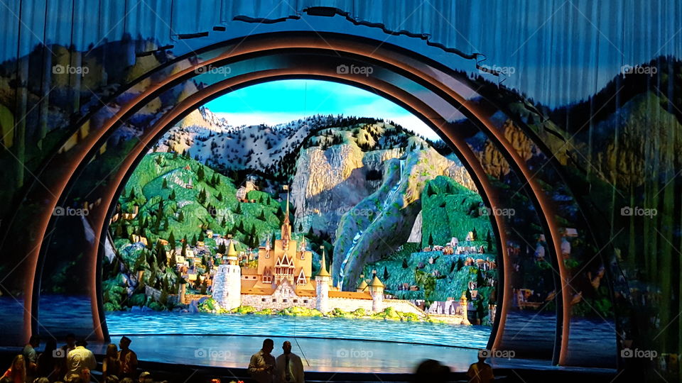 Arendelle from the Frozen Play at the Hyperion. Disneyland's California Adventure.