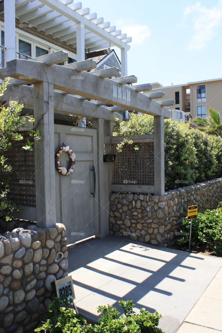 Pergola Doorway in California