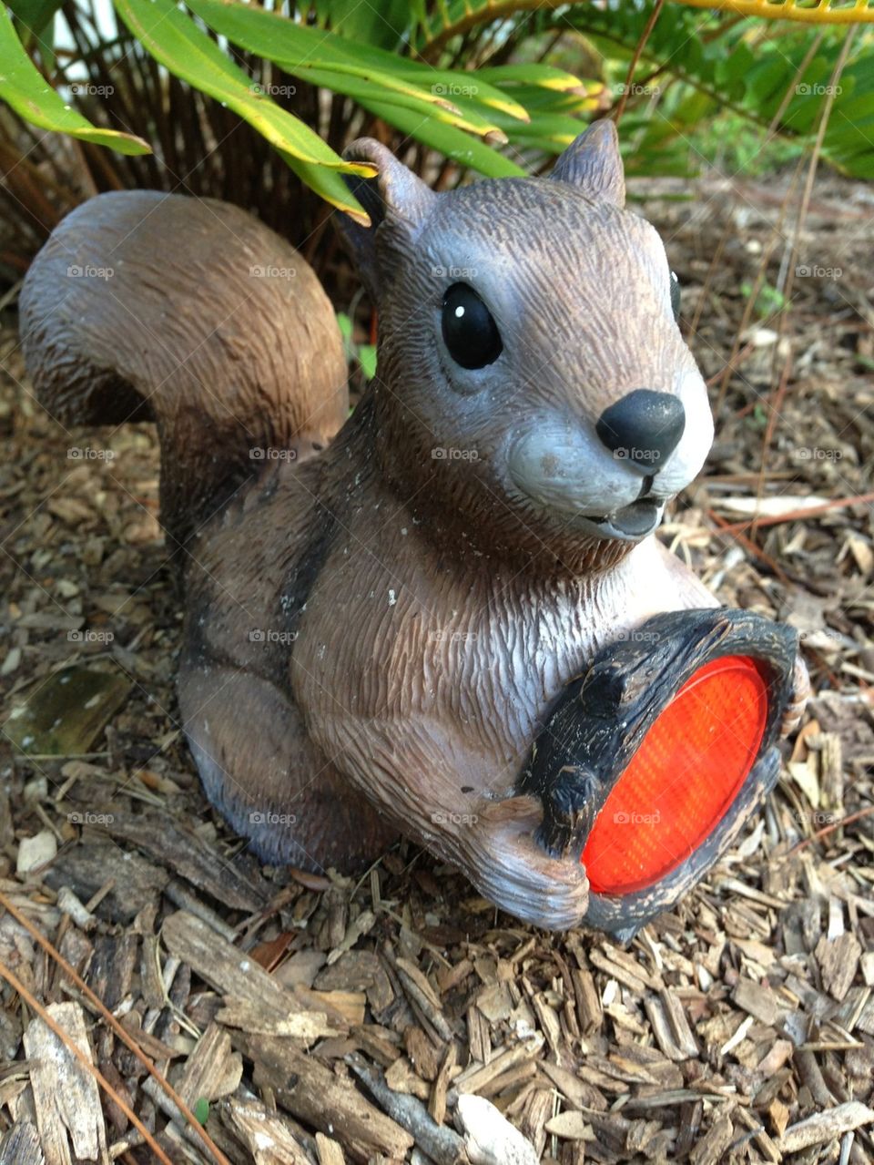 Squirrel statue