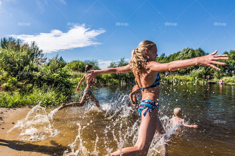 Swimming is the best