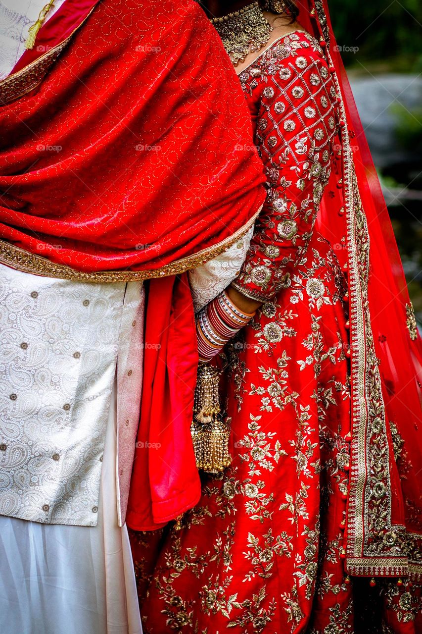 Details of a West Indian wedding