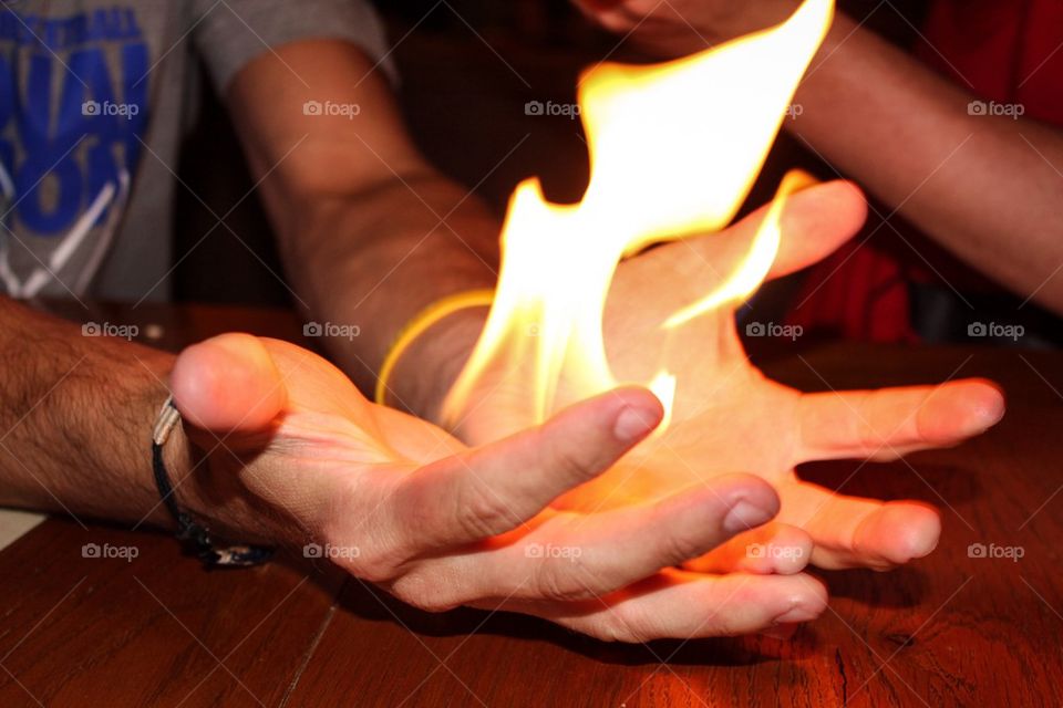 Holding fire