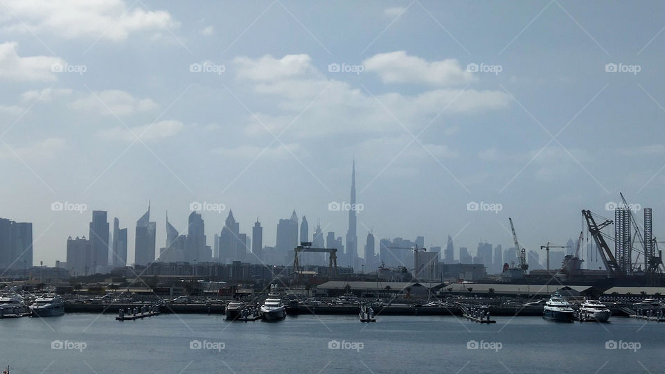 from the highest building dubai😍