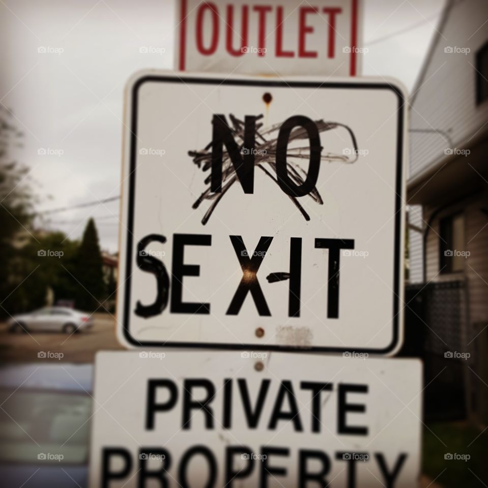 Edited Street Sign - Sex-It