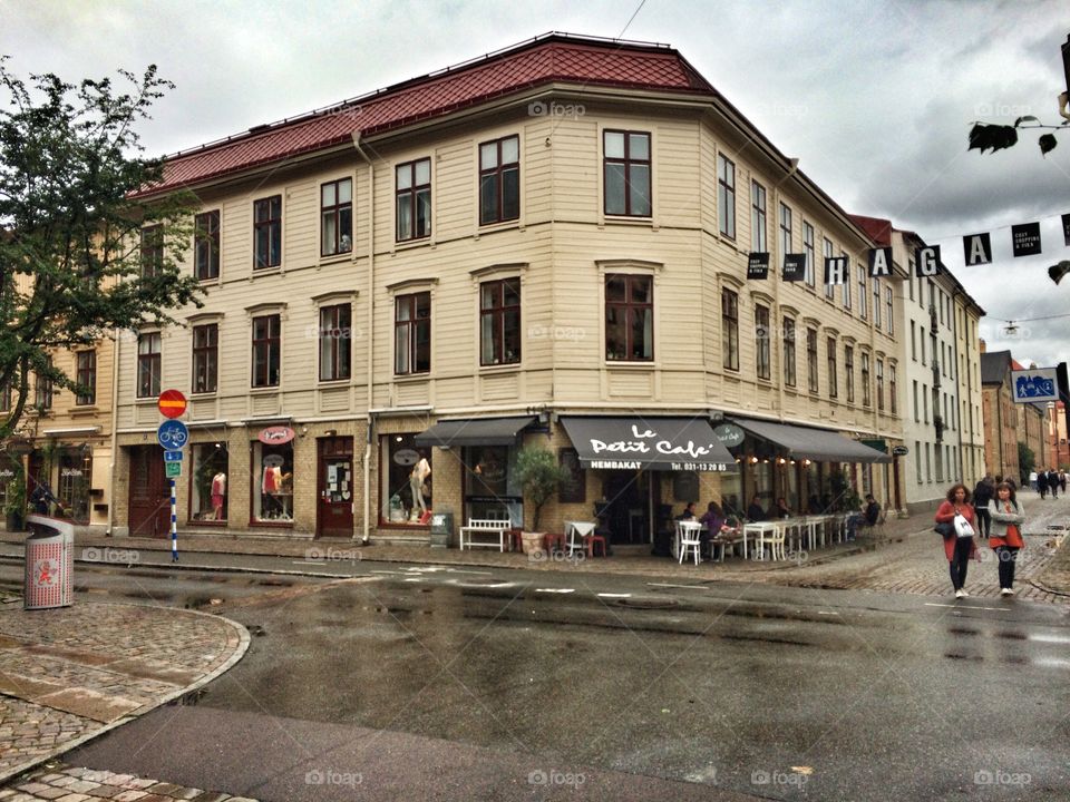 Fleur de Paris in cloudy Gothenburg 
