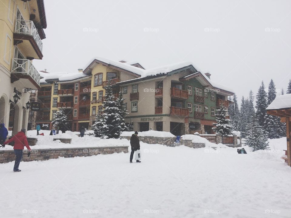 Sunpeaks village! 