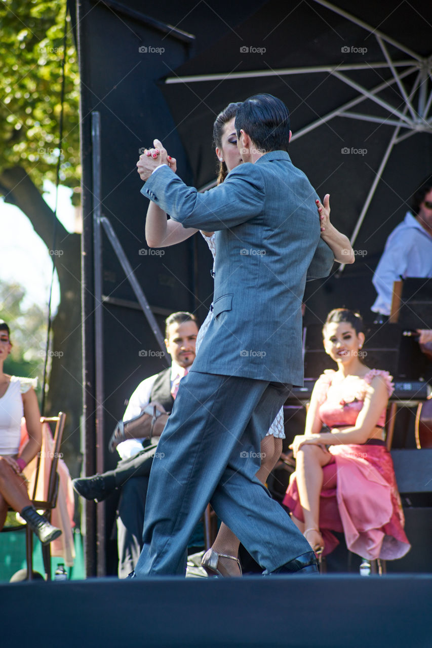 Tango dancers