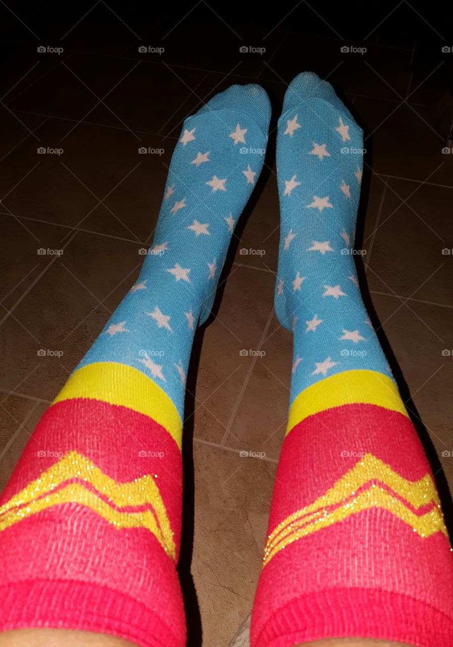 Superwoman socks