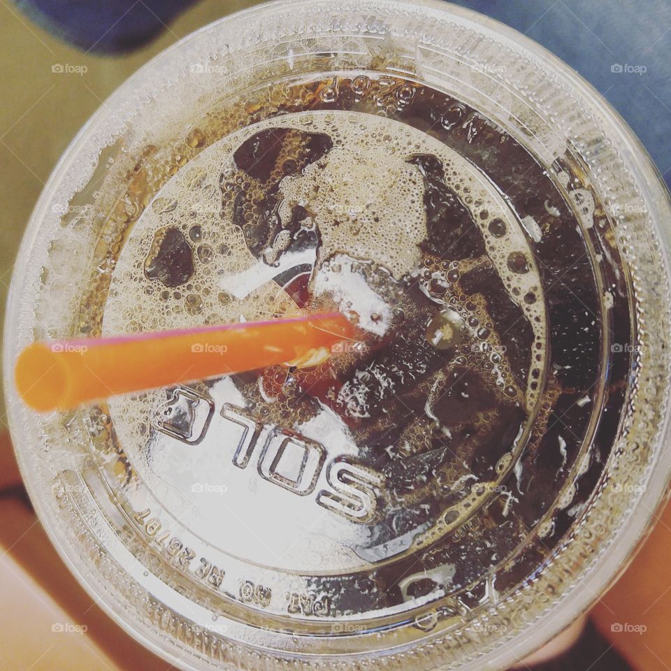 Iced coffee from Dunkin