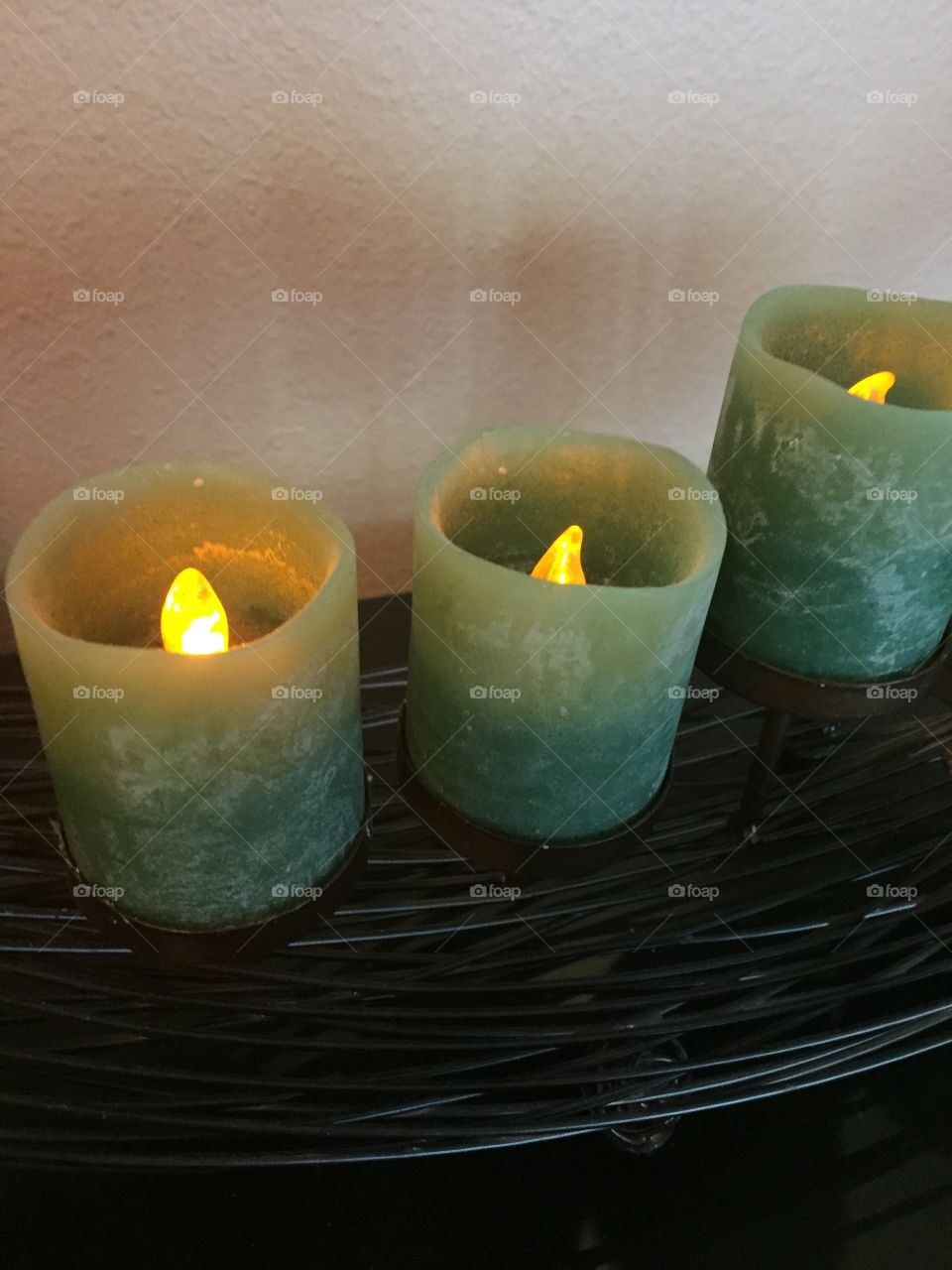 Lit Candles 