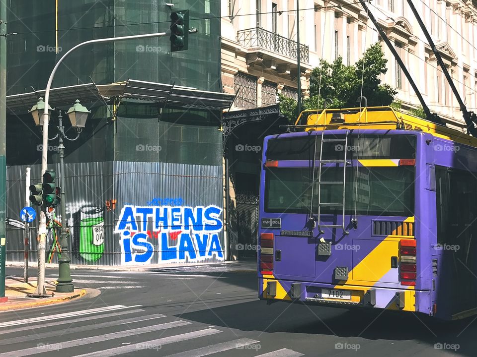 Athens is lava