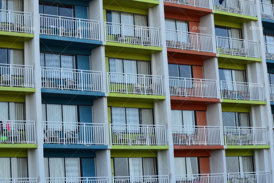 Colorful Balconies 