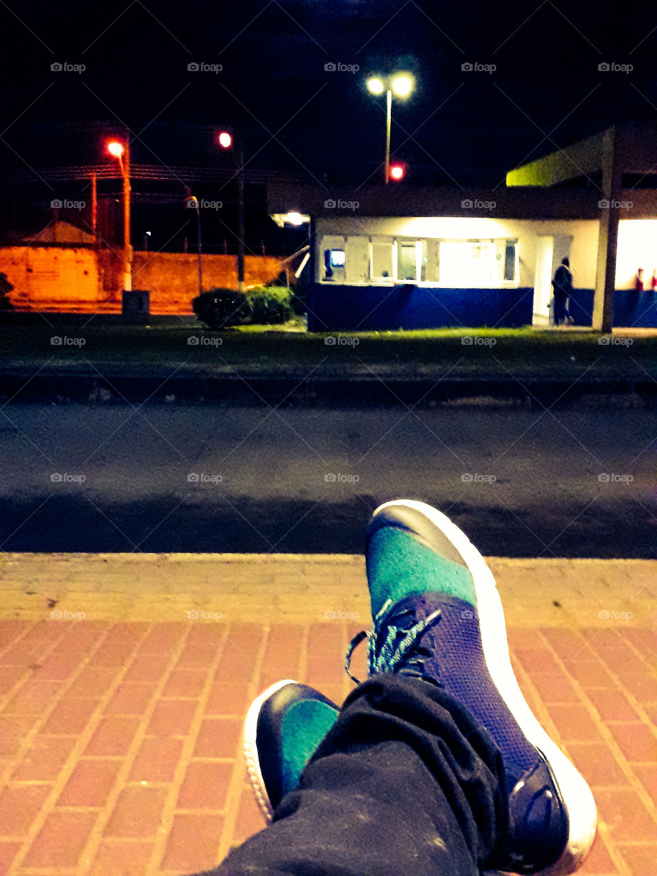 Esperando o transporte