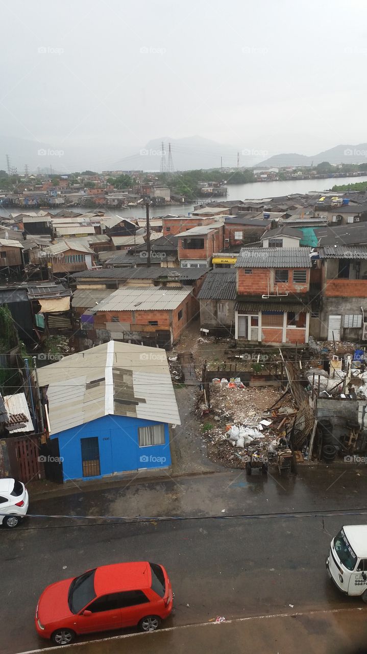 favela santos,brazil