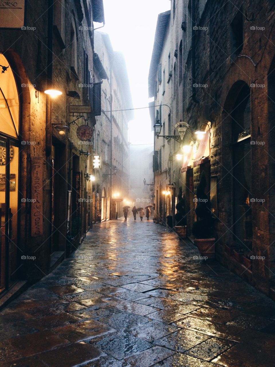Misty and Rainy Volterra . On my trip to Italy, I've spent about 2 hours in Volterra, more than enough to fall in love with this wonderful city! 