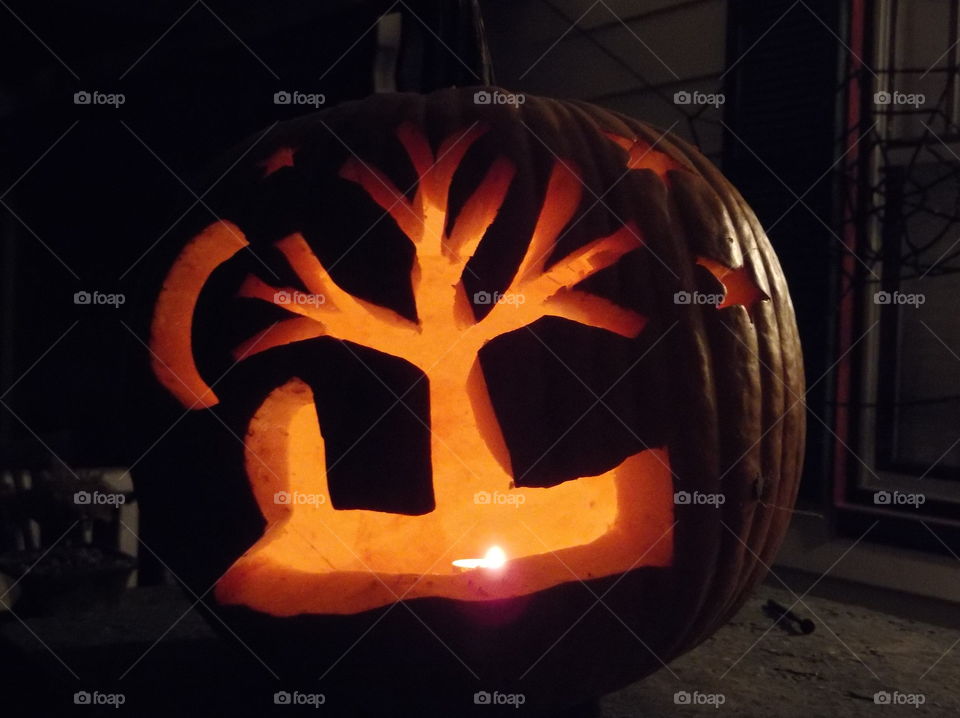 tree pumpkin