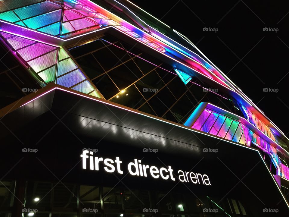 Colourful First Direct Arena