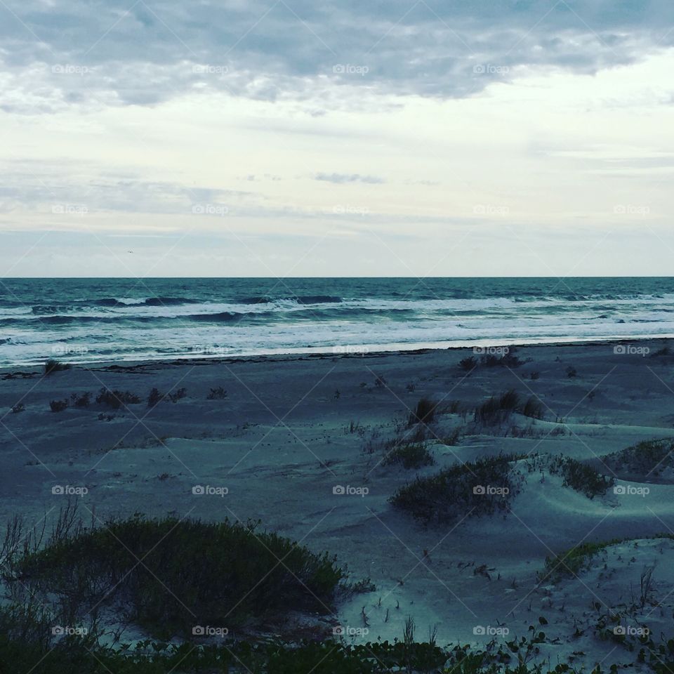 Cloudy day at Coco Beach 

