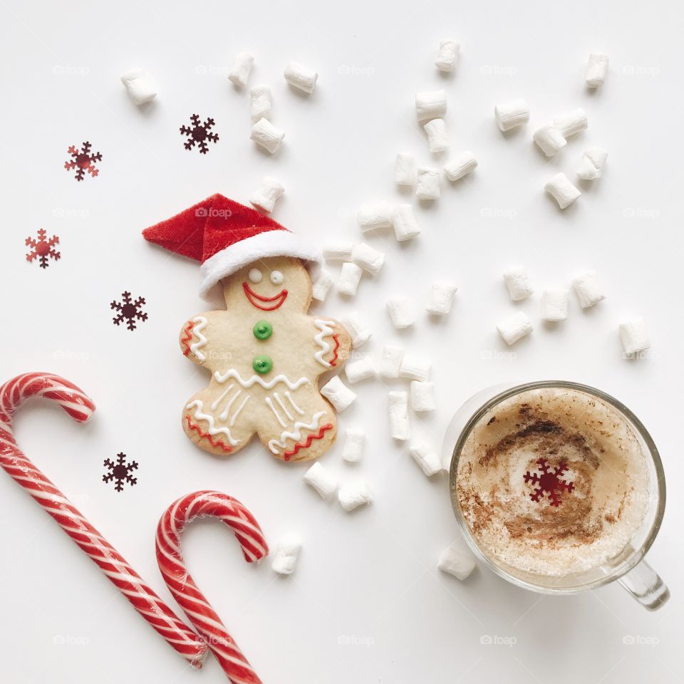 Prepping snacks for Santa 