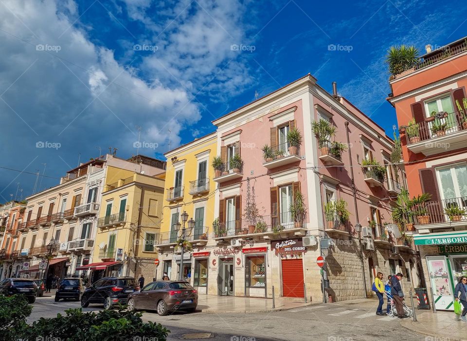 Colorful buildings