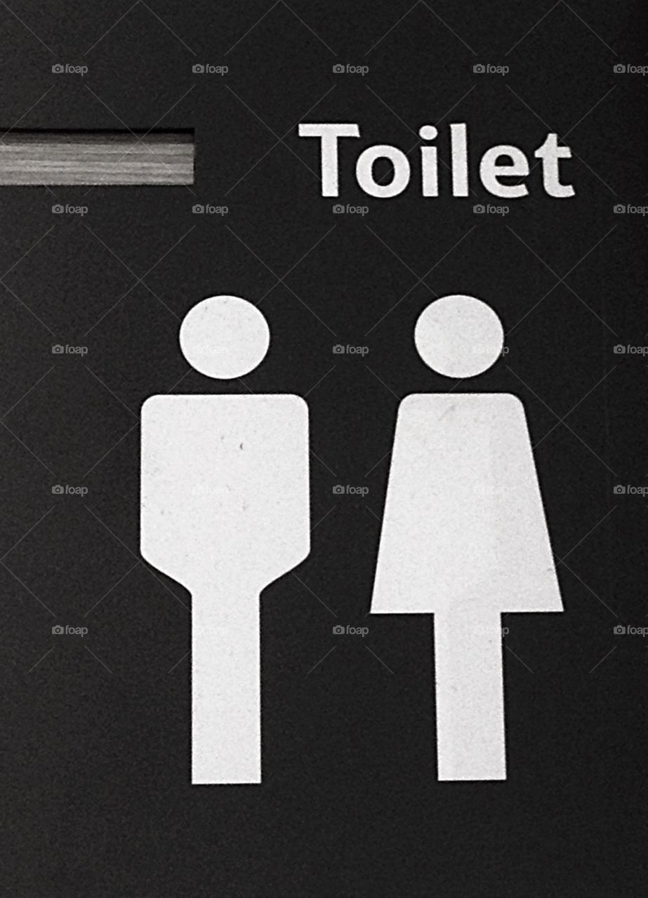 Toilet . Toilet sign 