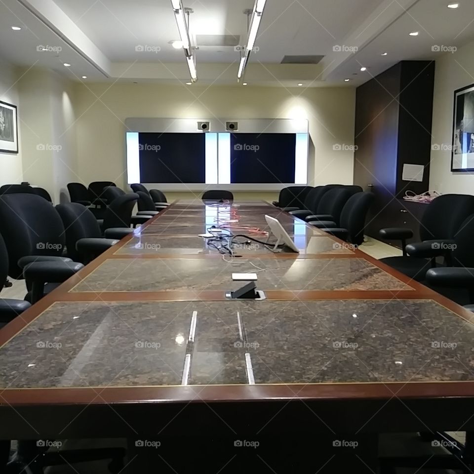 conference table & chairs