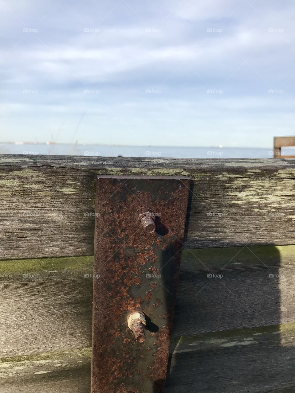 Pier Bench Rust