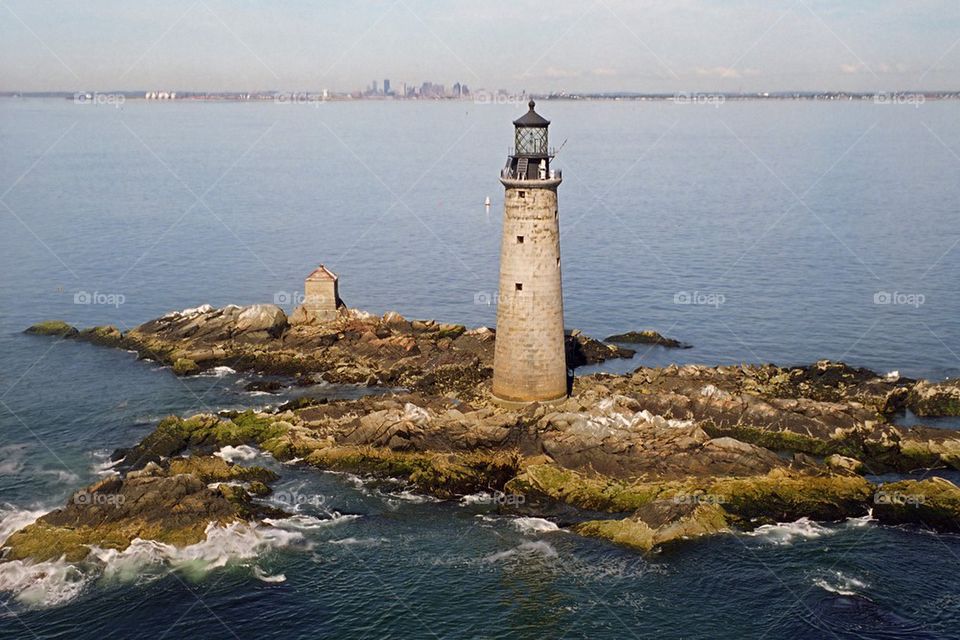 Graves Lighthouse aerial