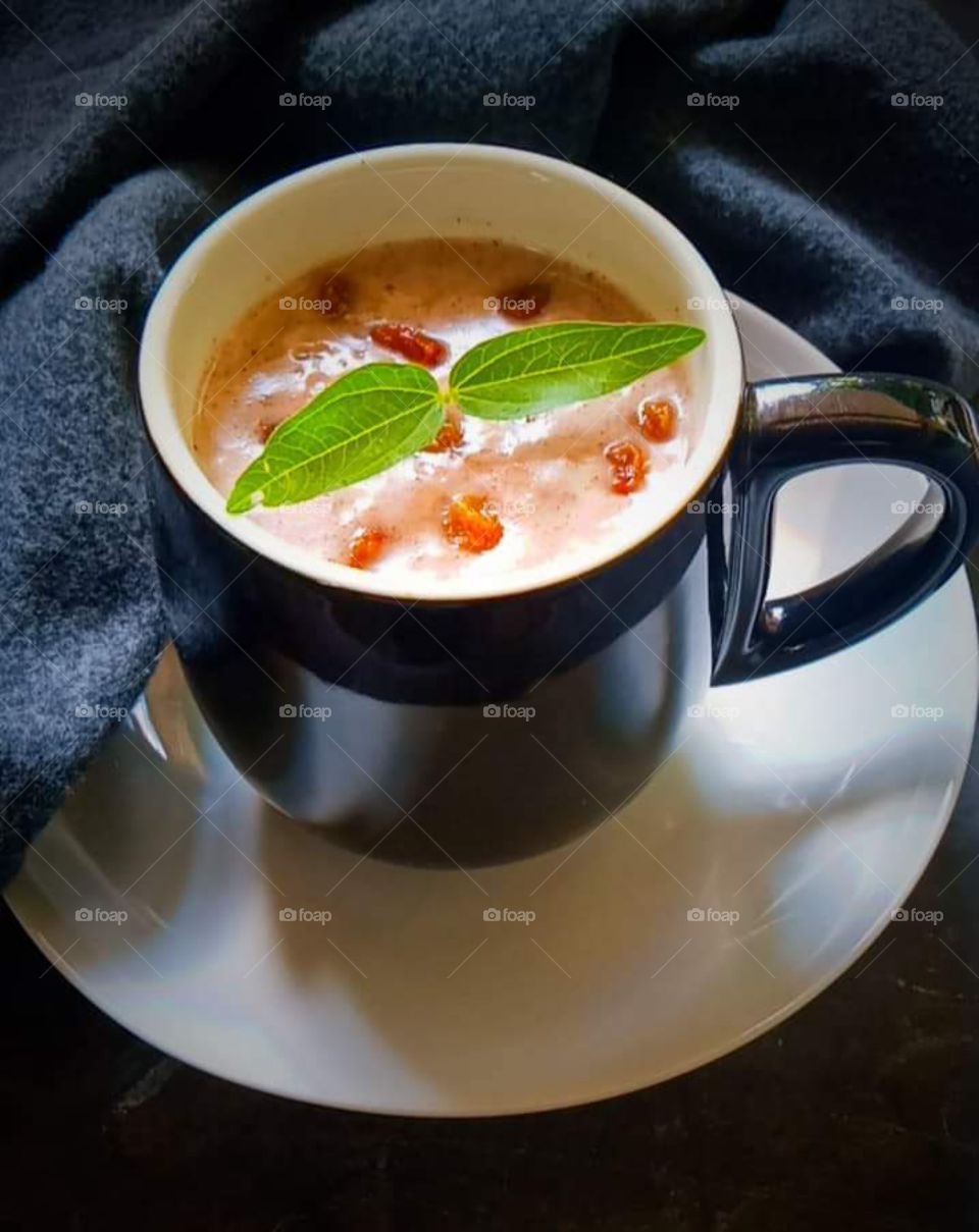 sweet finger millet flour porridge .