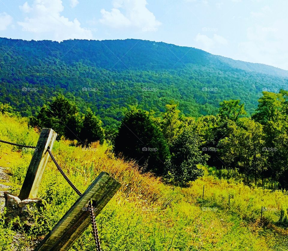 A Scenic Overlook, Along a Tennessee Highway
