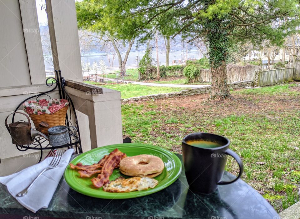 breakfast with a view