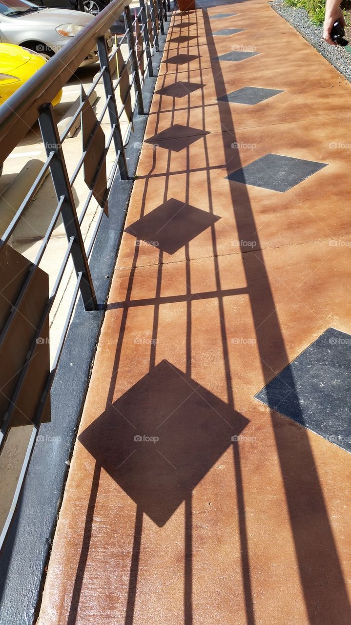 Multiple Diamond Patterns Shadows