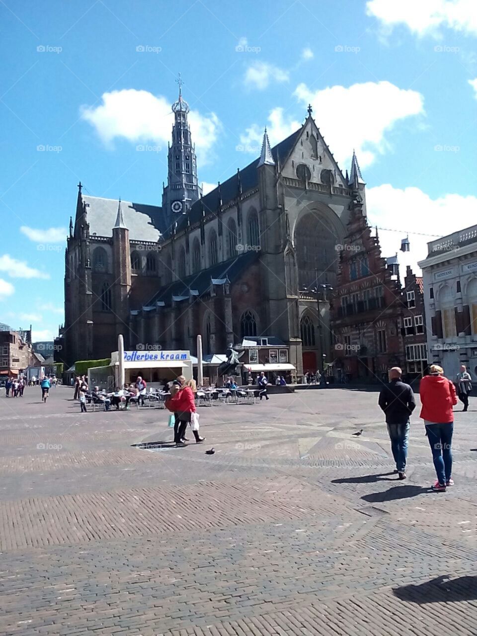 Church. Beautiful church in Haarlem (The Netherlands)