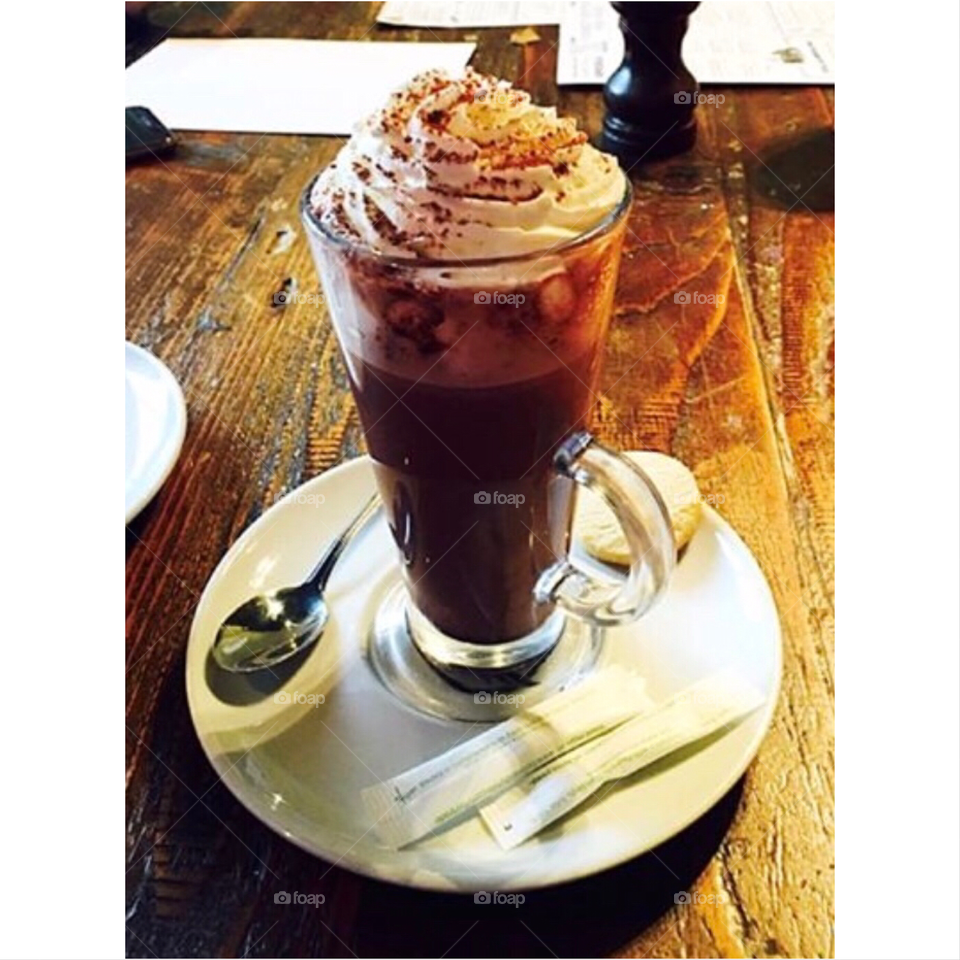 A warm chocolate to fill you with that festive feeling. Dinner date in Chester 