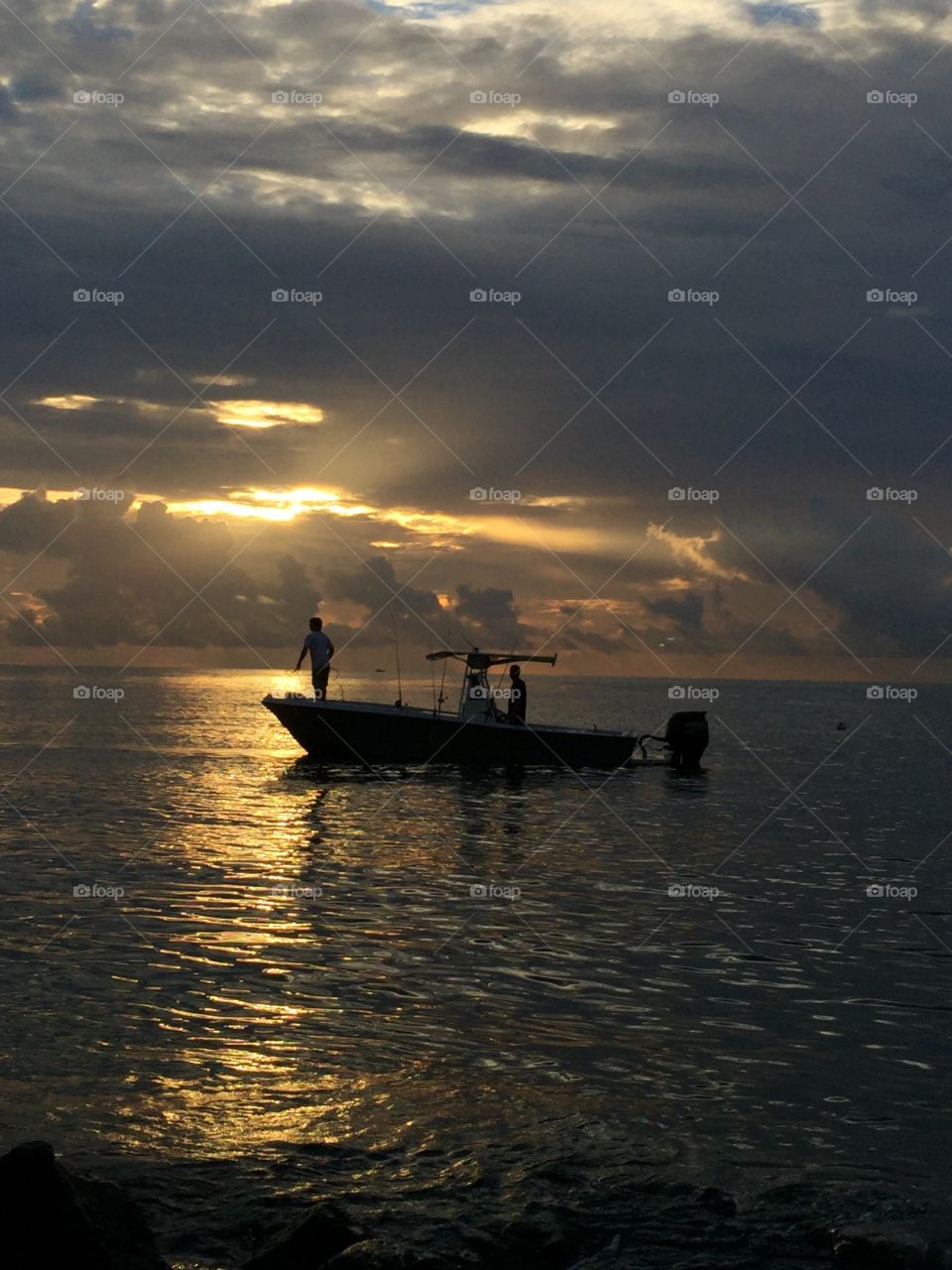 This image was taken at the Boynton beach inlet early morning at sunrise 