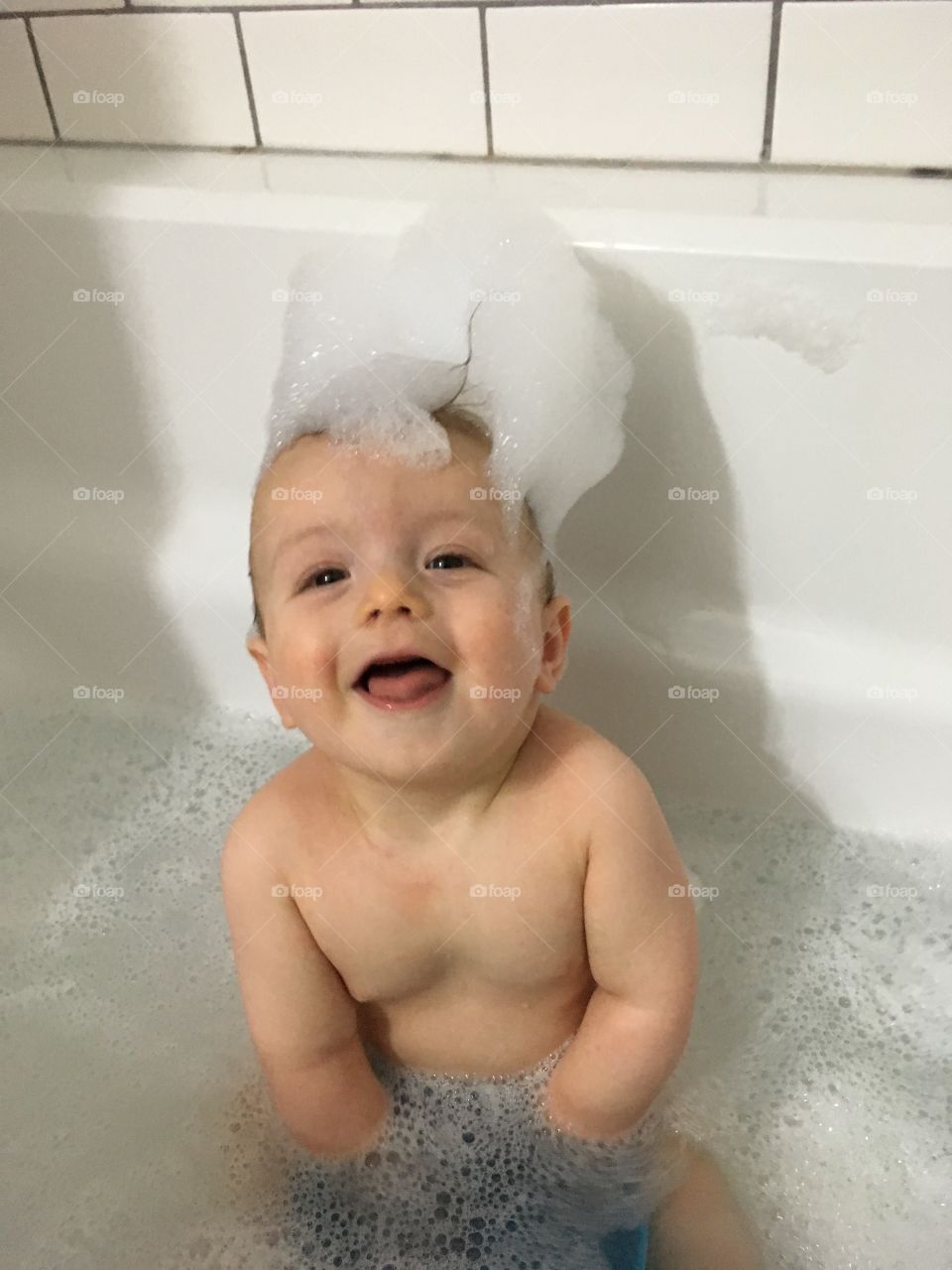 Baby bubble bath 