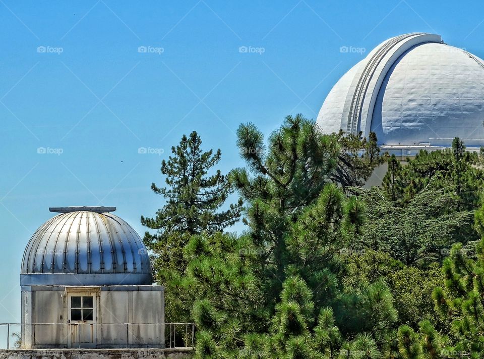 Astronomical Observatory. Astronomy Observatory On A Mountaintop
